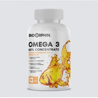  ENDORPHIN Omega 3 60% 90 