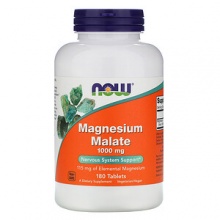  NOW Magnesium Malate 1000 mg 180 