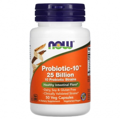  NOW Foods Probiotic-10 25 Billion 50 