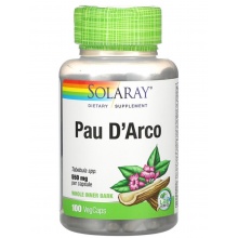 Специальный препарат Solaray Pau D'Arco 550 мг 100 таблеток