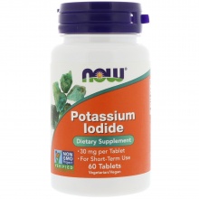  NOW Potassium Iodine 30  60 