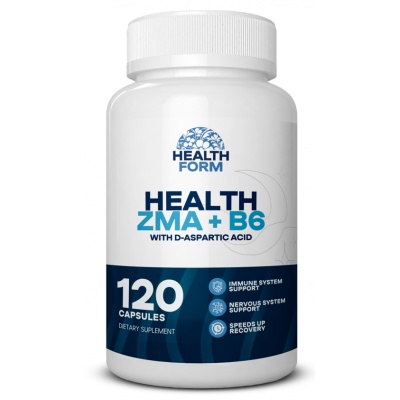  Health Form ZMA+B6+D-Aspartic acid 120 